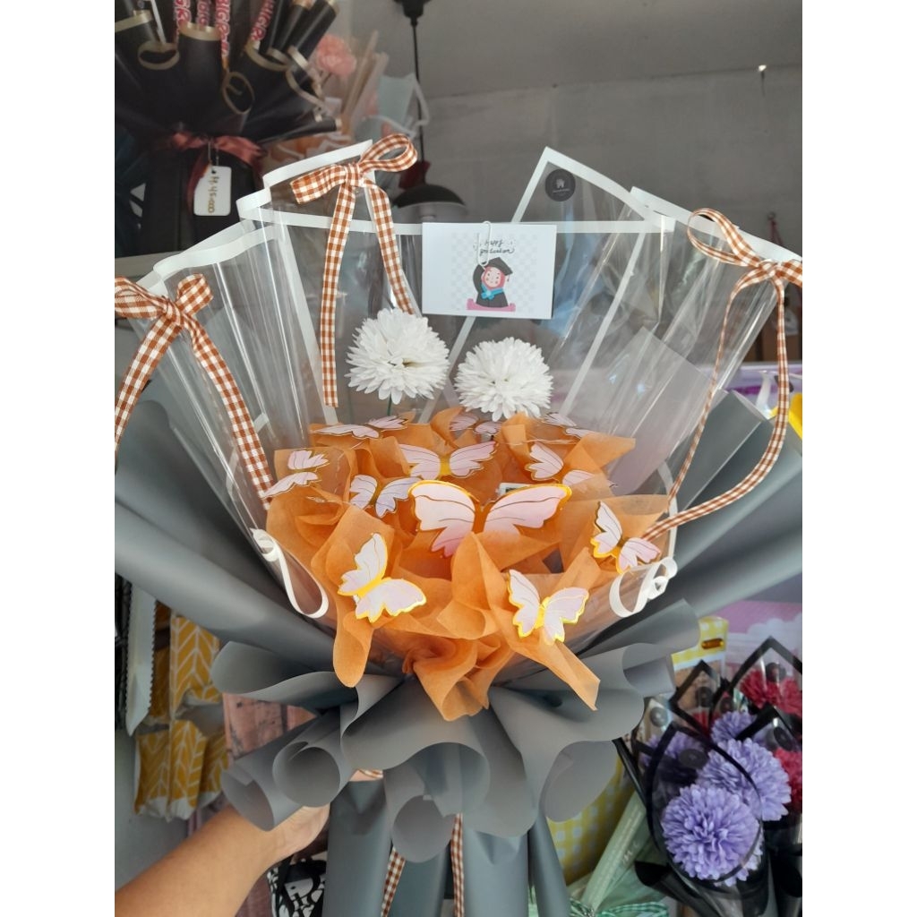 

Buket Wisuda |Buket esthetic |Buket modern