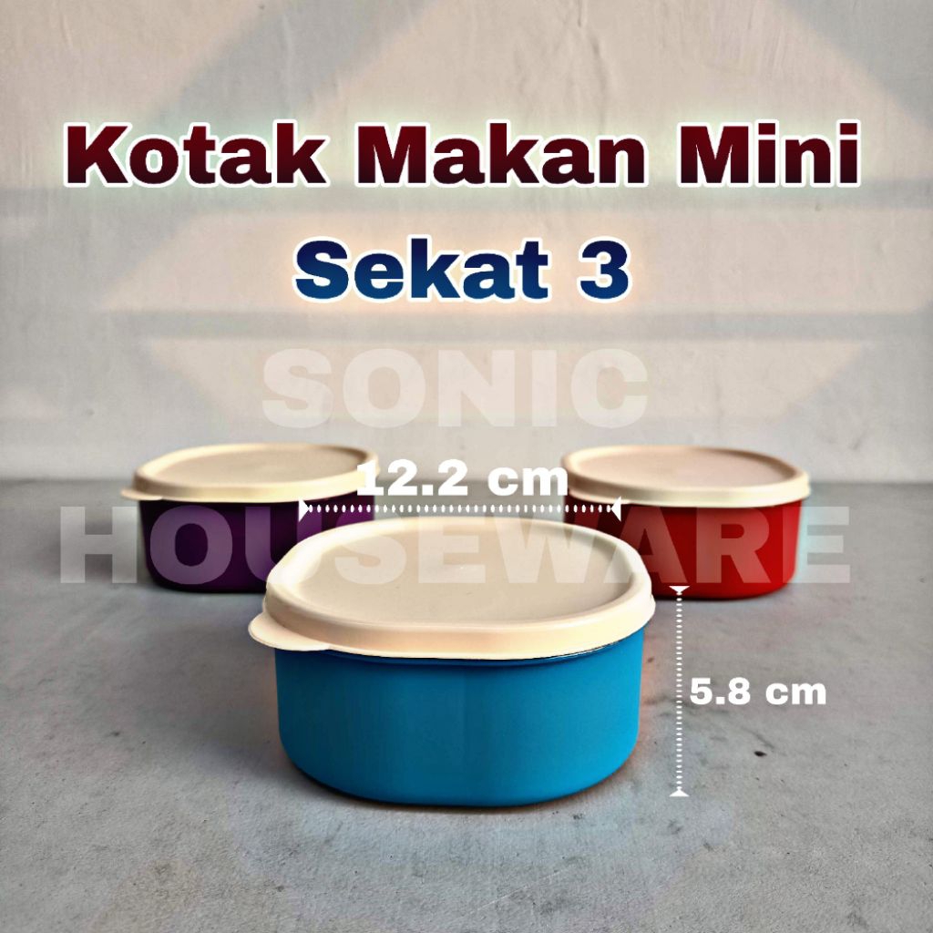 Kotak Makan Mini Kecil Anak 500 ML Lunch Box Wadah Bekal Cemilan Snack Bayi Lucu Tepak Tempat Bos To