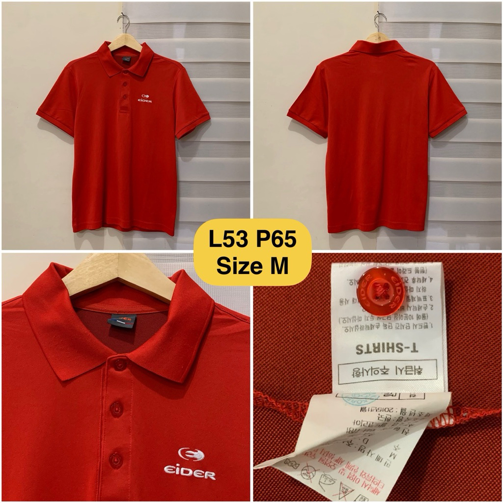 Poloshirt Eider Merah Original