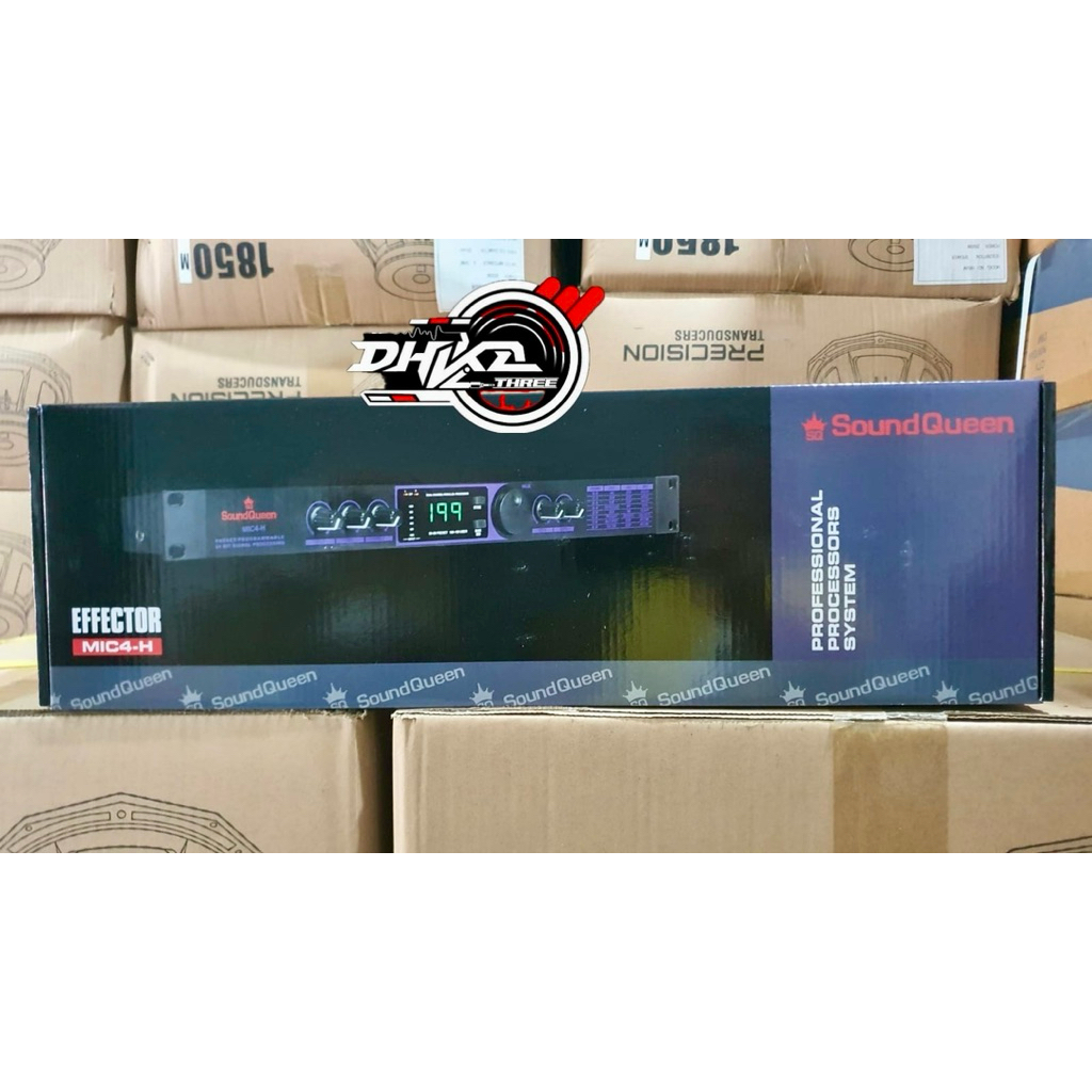 EFFEK VOCAL SOUNDQUEEN EFFECTOR MIC 4 H / Effek Vocal Soundqueen Effector Mic 4 H / Effek vocal audi