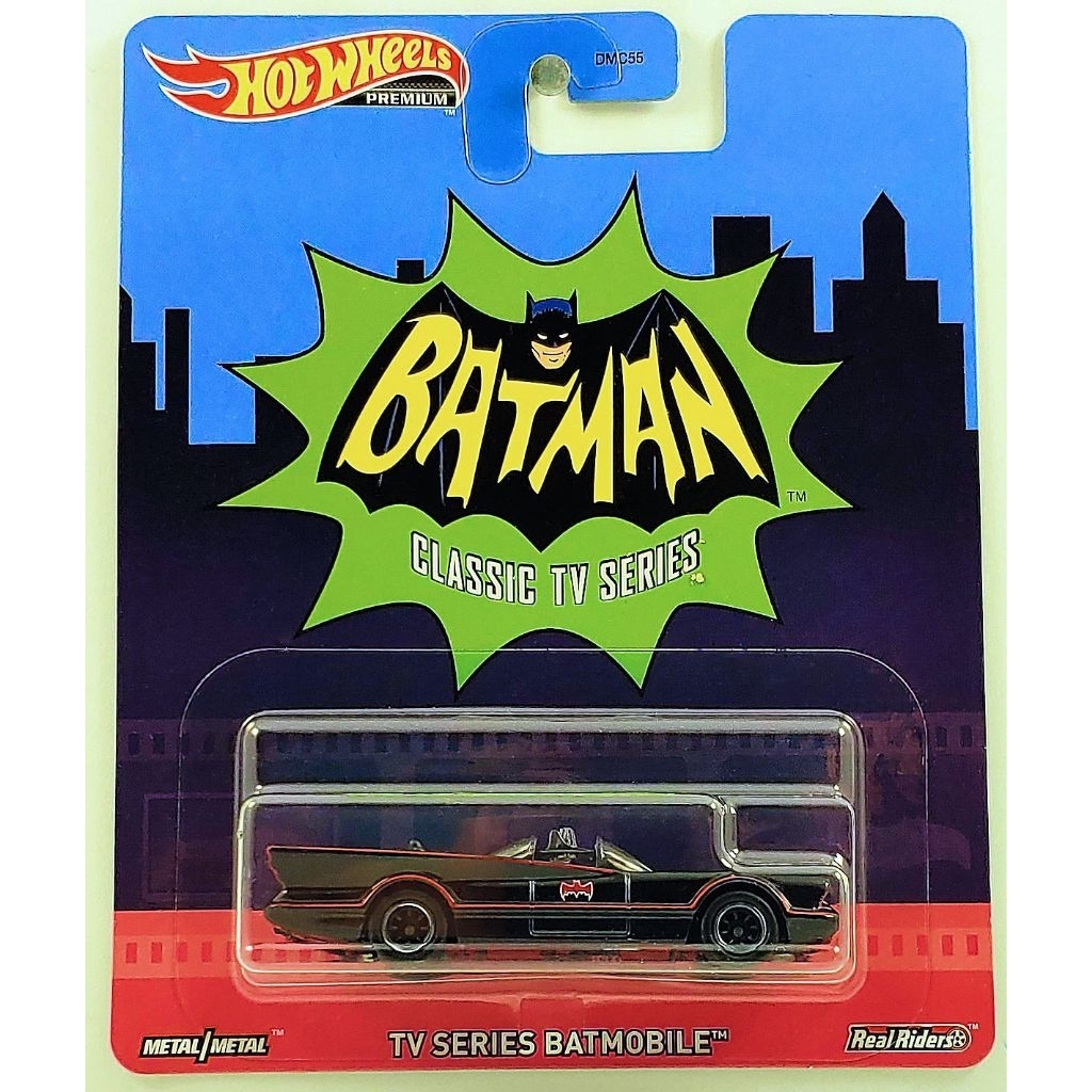 Hot Wheels Premium Classic TV Series Batmobile Replica Entertainment Batman ban karet