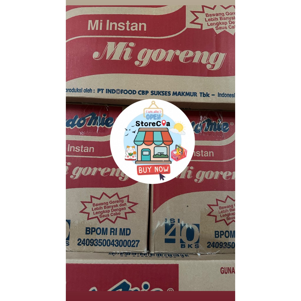 

INDOMIE GORENG 1 KARTON ISI 40PCS