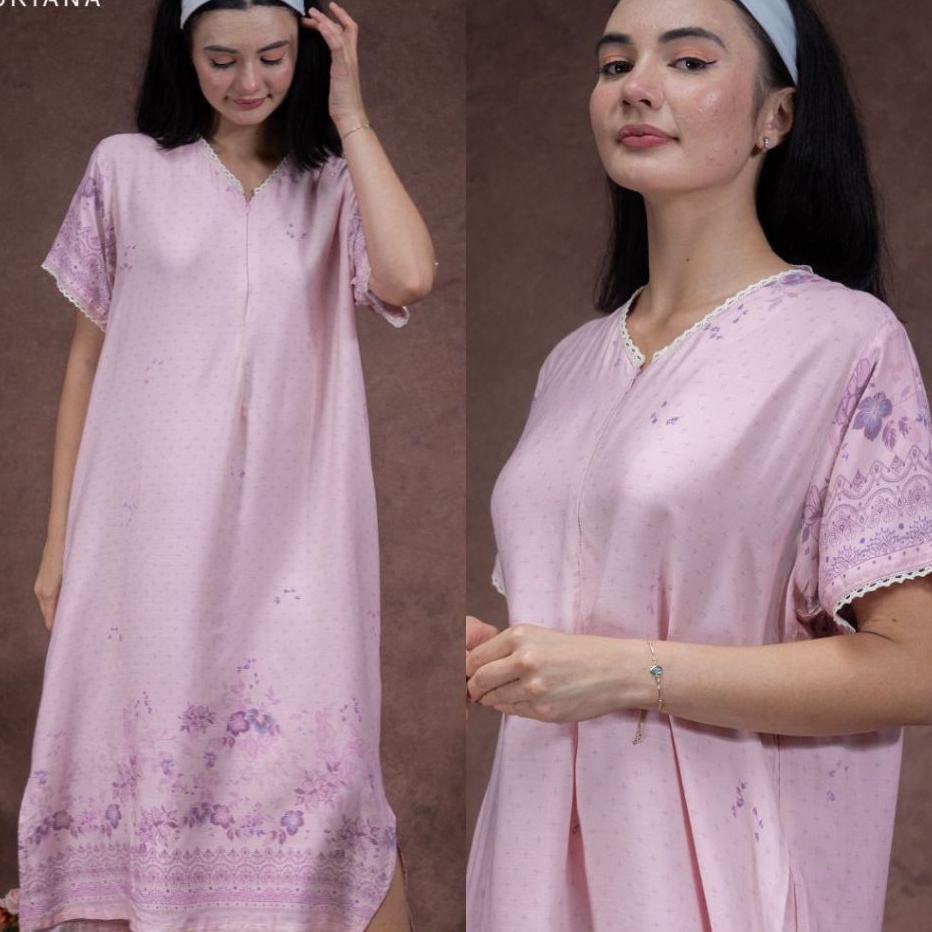 Oriana Homewear Maxi Dress Daster Renda Kaiva Nerissa Series