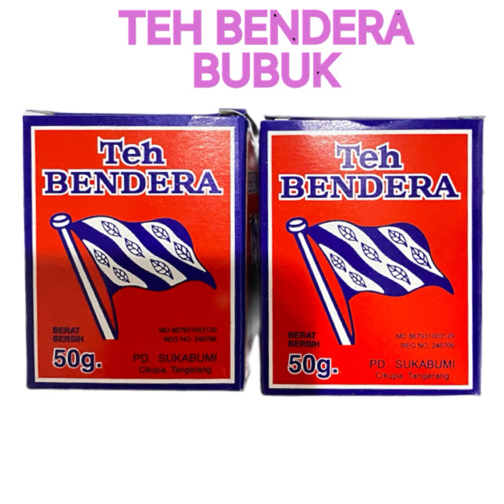 

TEH BENDERA BUBUK KOTAK 50g | Teh Legendaris