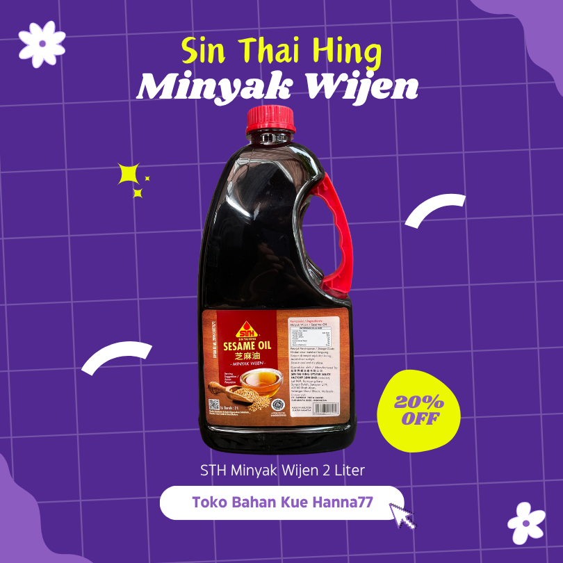 

Minyak Wijen Sin Thai Hing 2 Liter Original Sesame Oil Aroma Kuat untuk Masakan Bahan Kue Hanna77