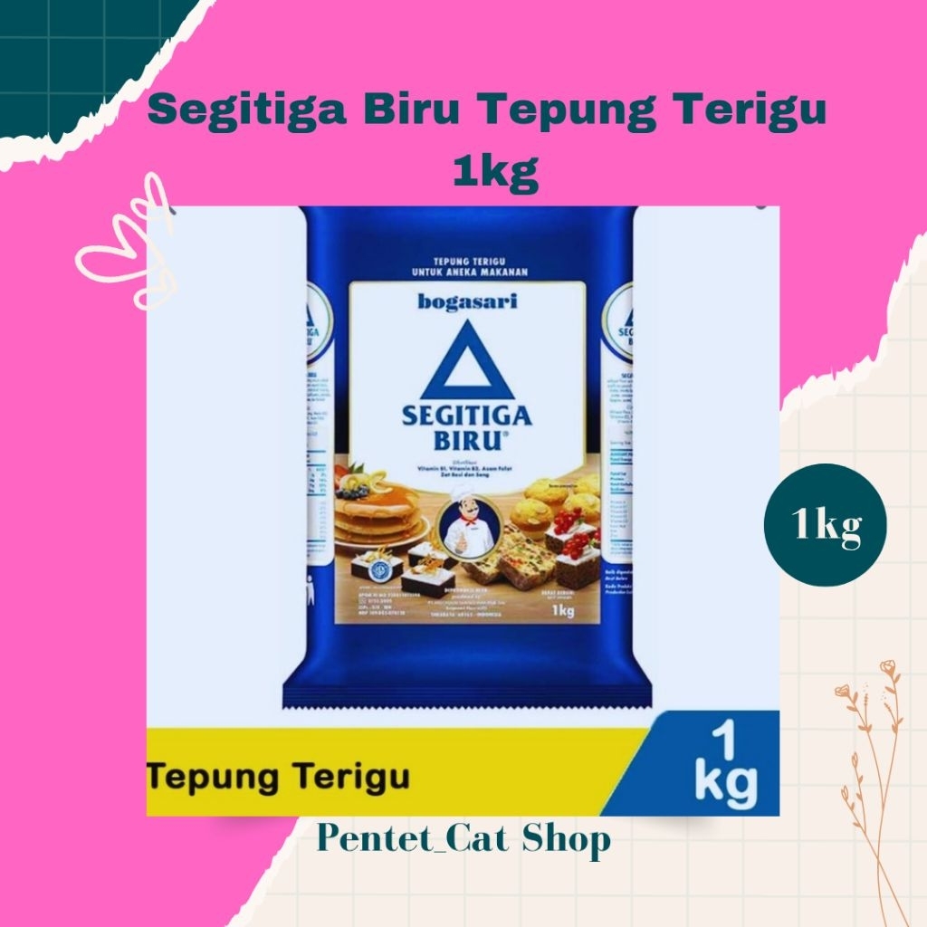 

Segitiga Biru Tepung Terigu 1000gram