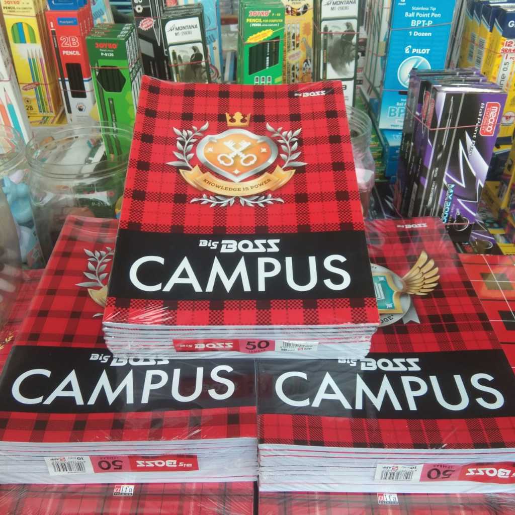 

Buku Tulis [10PCS] Big Boss 50 Lembar 1 Pack