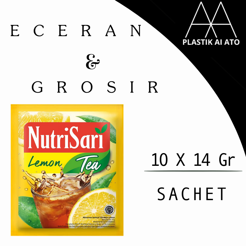 

Nutrisari Lemon tea 10x14gr sachet / untuk warung dan grosir /minuman serbuk segar