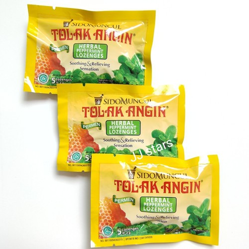 

Permen Tolak Angin Lozenges Sachet