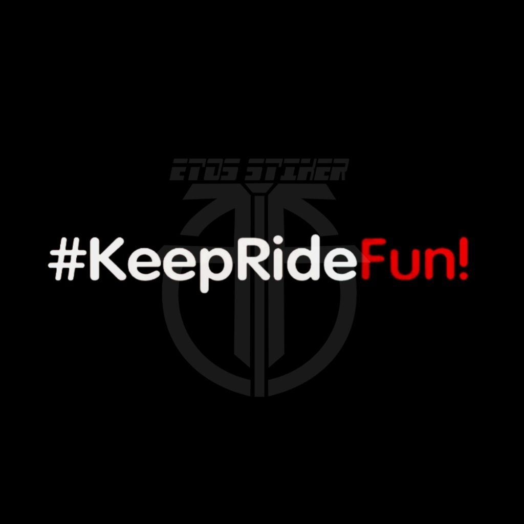 sticker stiker keep ride fun cutting - etos stiker