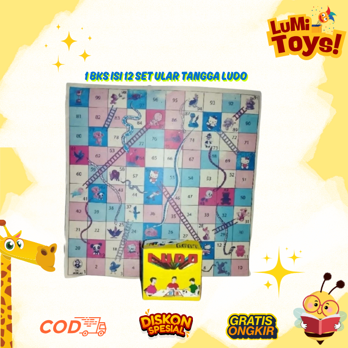 LUDO Mainan Jadul 12set/pack