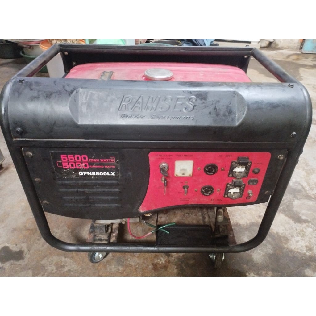 Genset 5000 watt. Ramses GFH 8800 LX
