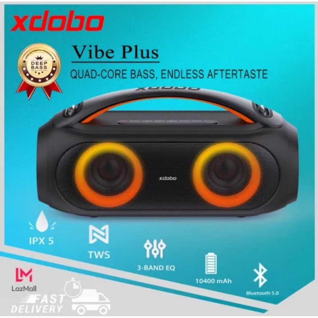 Xdobo Vibe plus speaker portable wireless 80 watt
