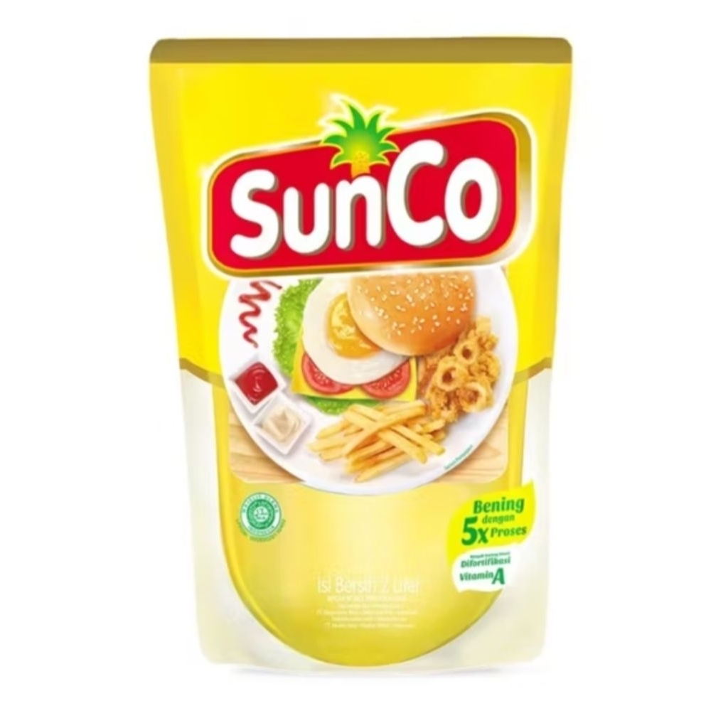 

minyak goreng SunCo refil pouch 2L