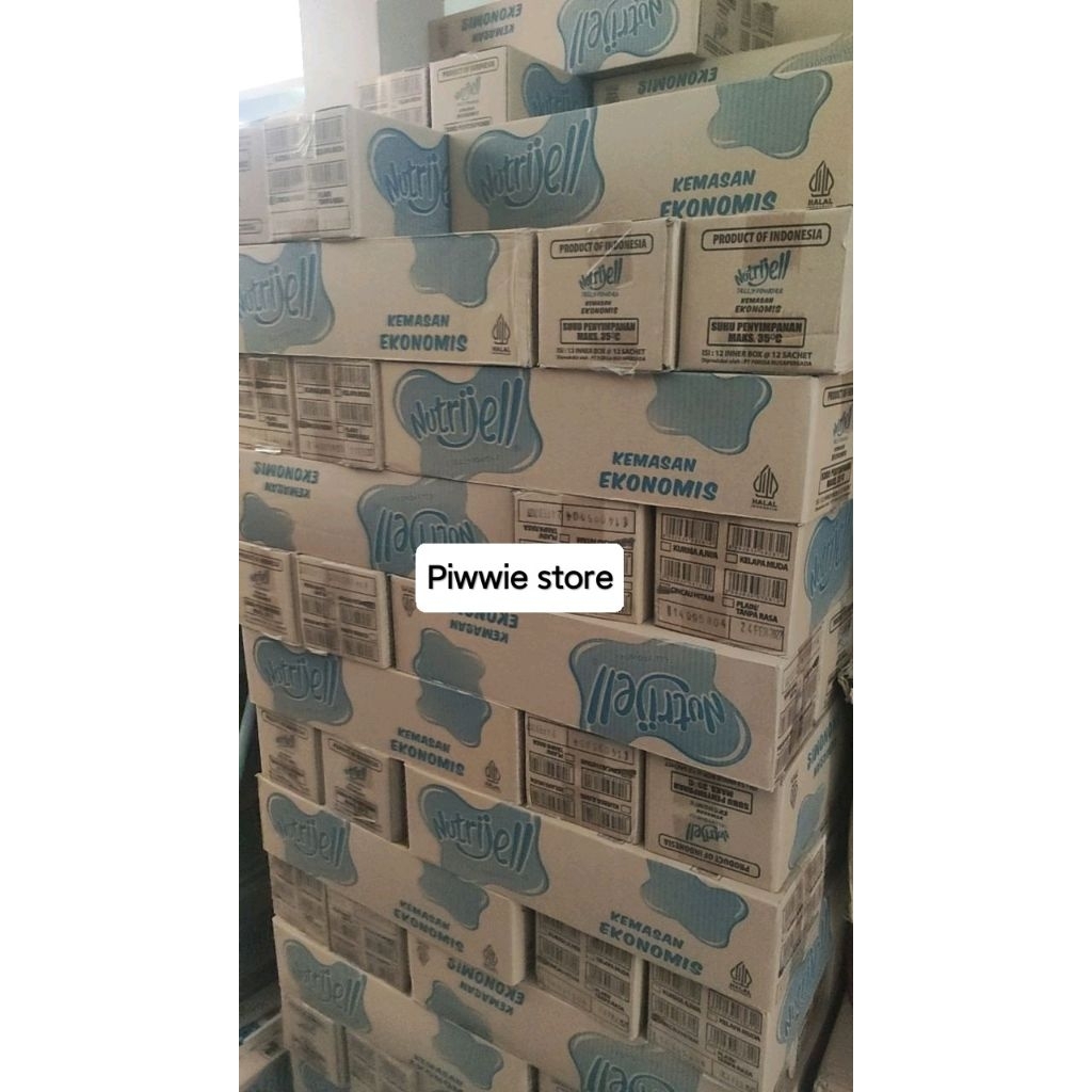 

1 Karton Nutrijell buah / coklat isi 12 pak / 1 Dus nutrijel