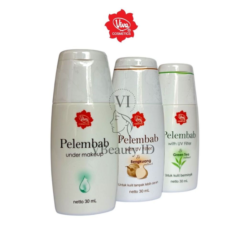 Viva Pelembab Wajah 30ml – Natural, Bengkoang, Green Tea