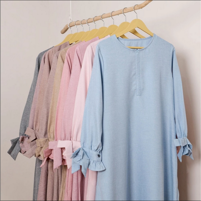 Le Khari Graceva Gamis Esmond Linen Gamis Size S-XL