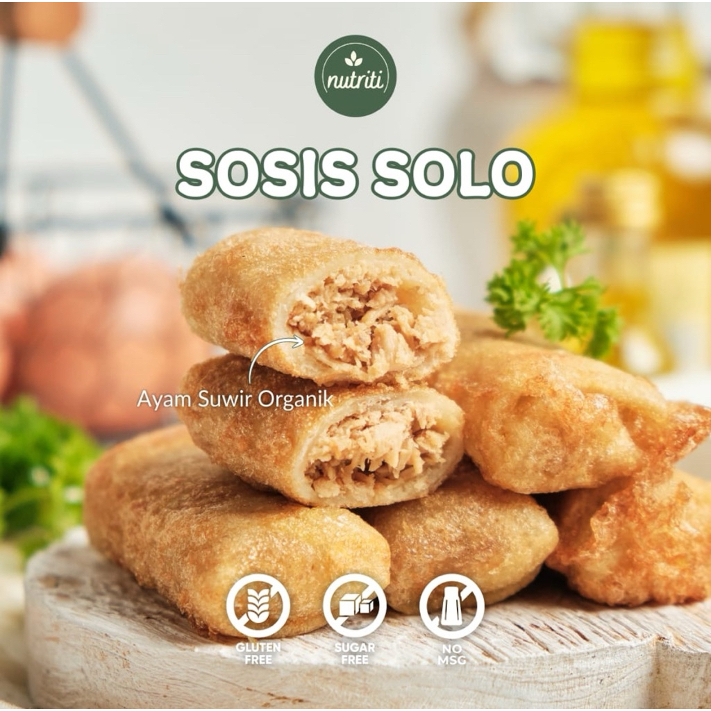 

Snack Anak Padat Nutrisi Sosis Solo & Risoles Sayur Gluten Free Dairy Free Organik By Nutriti