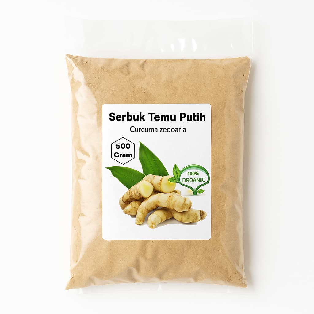 

Serbuk Temu Putih Curcuma Zedoaria 500 Gram Murah