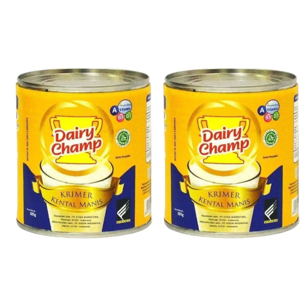 

Susu Kental Manis Dairy Champ Kaleng 480gr