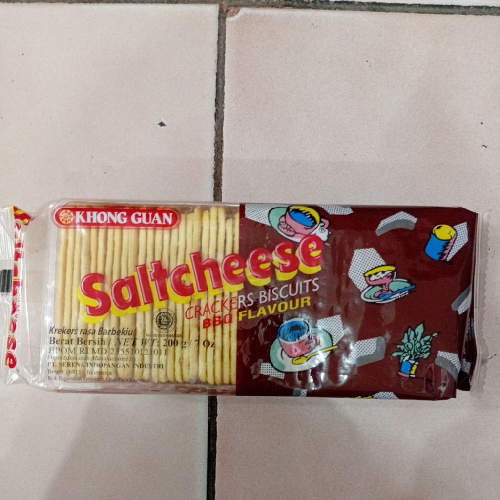 

Khong Guan Saltcheese Rasa BBQ 200gr 1 Bungkus