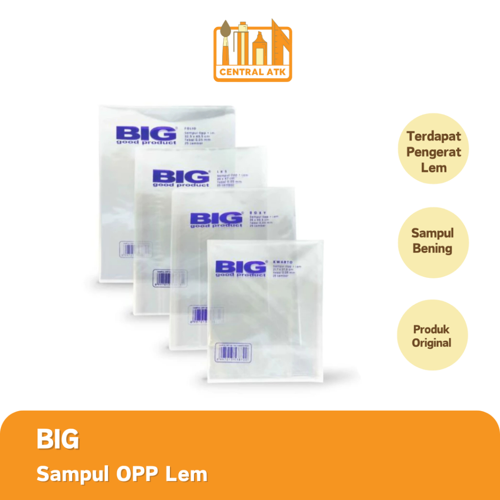

SAMPUL OPP BIG BOXY LEM 1002 (10 LBR)
