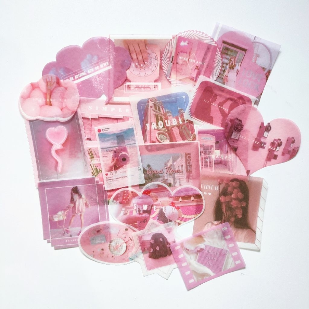 

WASHI STIKER TRAVEL PINK BLUE AESTHETIC
