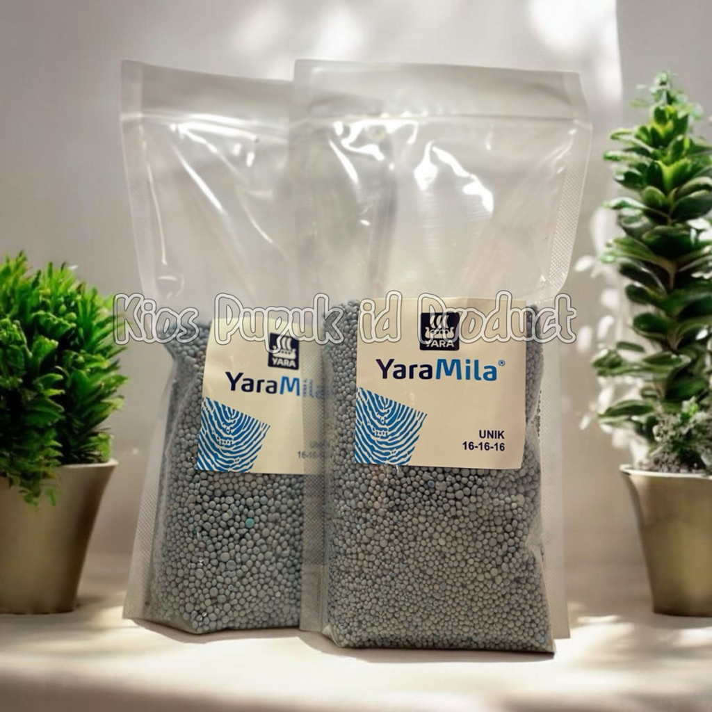 Pupuk NPK 16-16-16 YaraMilla Unik 1kg / phonska / pupuk kimia / pupuk sintetis / pupuk tanaman / pup