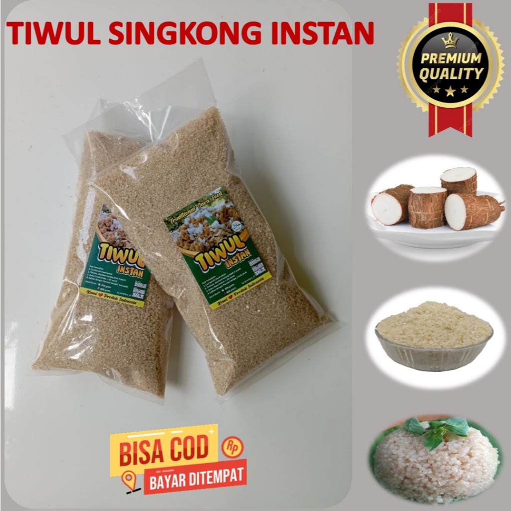 

Oyek Tiwul Singkong Instan Makanan Sehat Pengganti Nasi