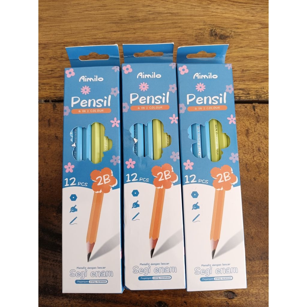 

PENSIL 2B 4 IN COLOUR