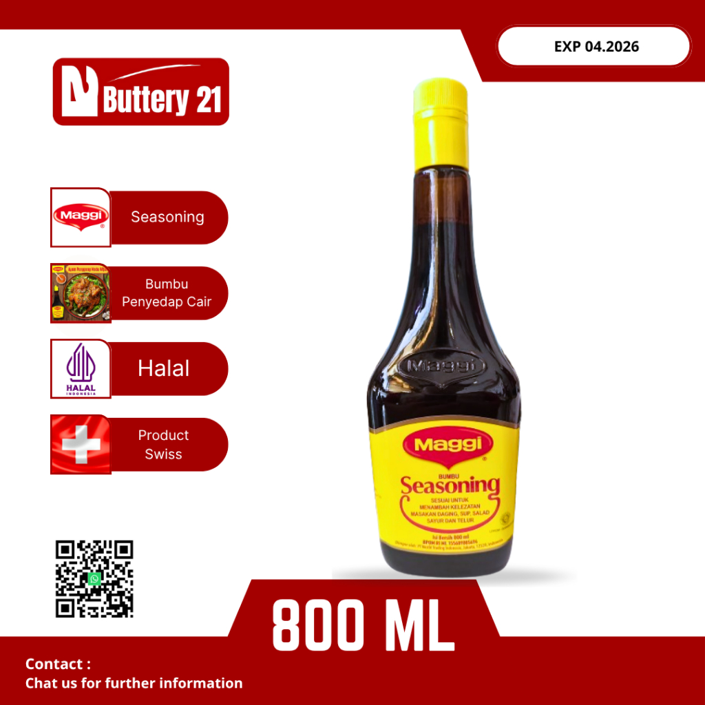 

MAGGI BUMBU SEASONING 800 ML/BUMBU PENYEDAP/BUMBU MENAMBAH KELEZATAN