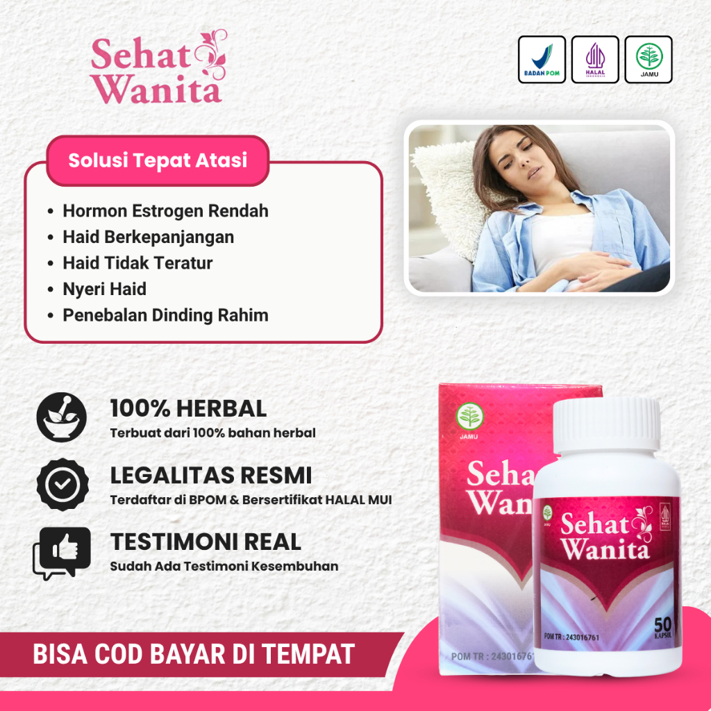 Obat Hormon Estrogen Rendah, Haid Tidak Teratur, Haid Berkepanjangan, Nyeri Haid, Sehat Wanita