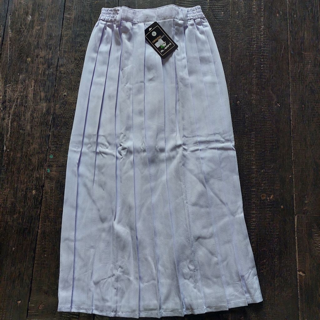 Rok putih Lipit keliling / rok putih rempel / rok SD MI, ROK MTS, ROK MAN, ROK MADRASAH