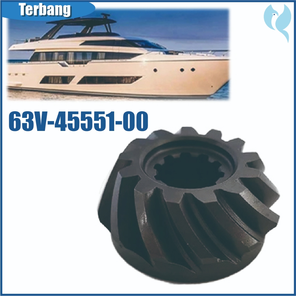 GIGI JANTUNG GEAR PINION 15PK 63V-45551-00 SPAREPART MESIN TEMPEL OUTBOARD