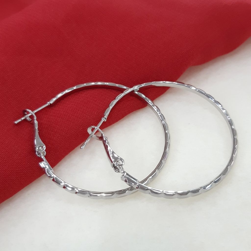 ANTING BULAT KECIL DAN BESAR / ANTING WANITA LINGKARAN / EARRINGS FASHION WANITA