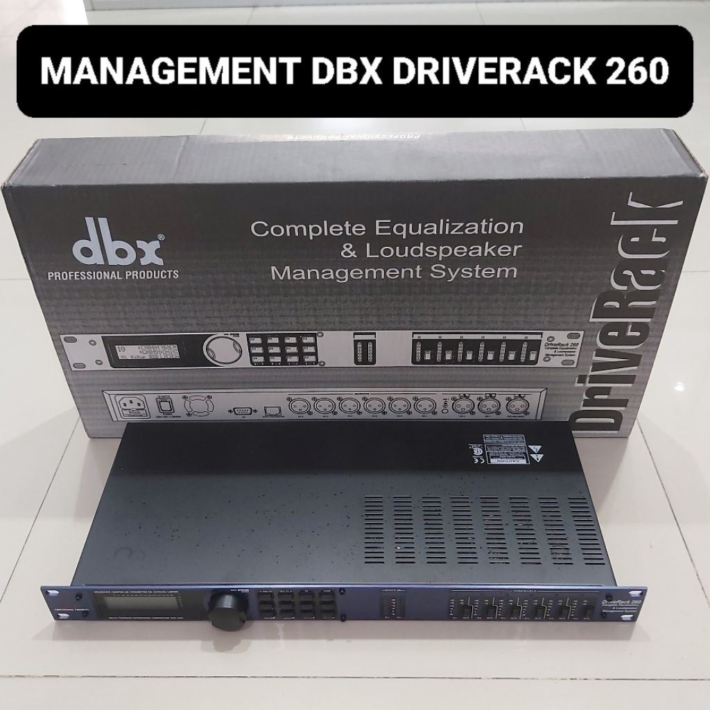 DBX Speaker Management Drive Rack 260 DLMS System