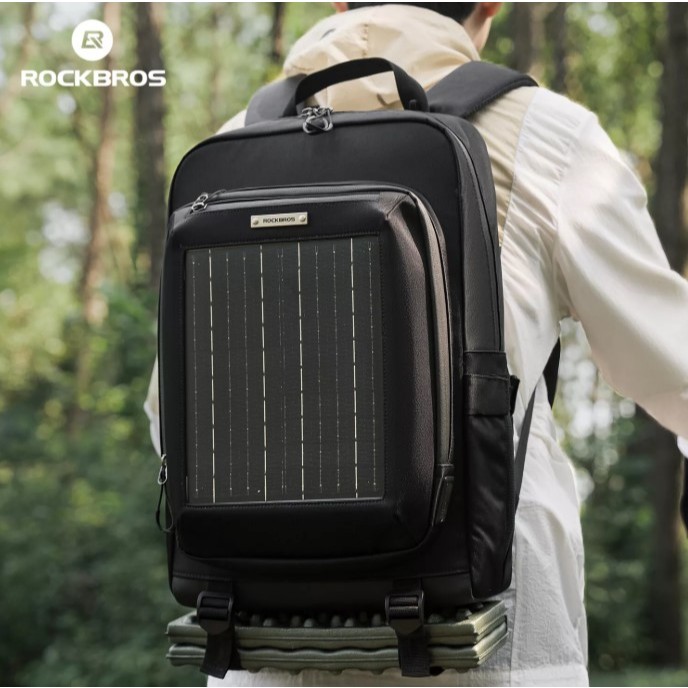 Tas Motor Backpack Solar Panel Rockbros 30170025001 Tas Backpack Solar