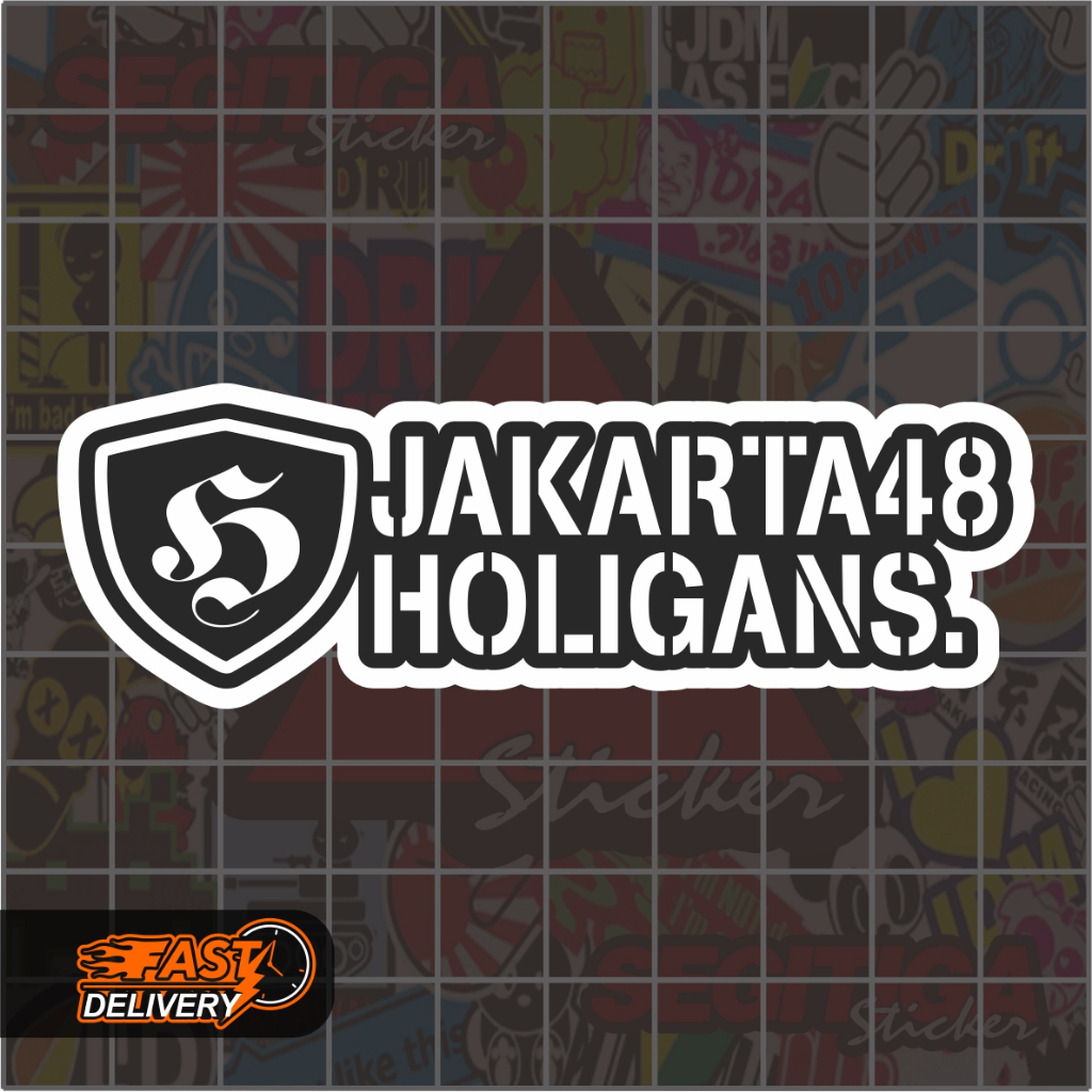 

Sticker Jakarta 48 Holigans Ukuran 9 x 3 Cm