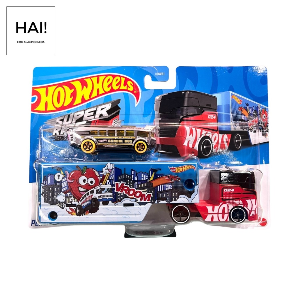 HotWheels Track Trucks Hot Wheels Diecast Truck Trailer Original