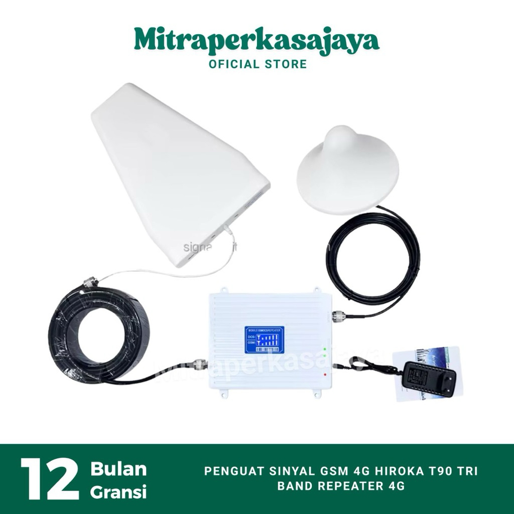 PENGUAT SINYAL GSM 4G HIROKA T90 Tri band Repeater 4G