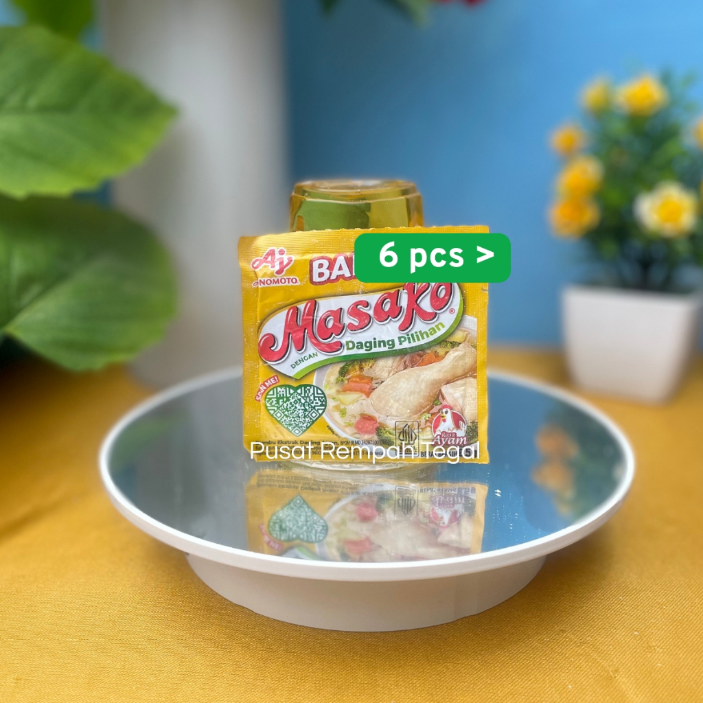 

Paket Isi 6 Masako Ayam dengan Daging Pilihan Inovasi Kaldu Ayam Utuh Ajinomoto