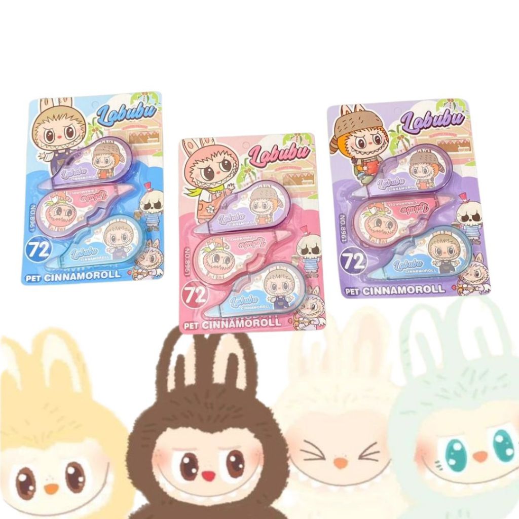 

TIPEX KERTAS LABUBU ISI 3 PCS JUMBO ACCESSORIES