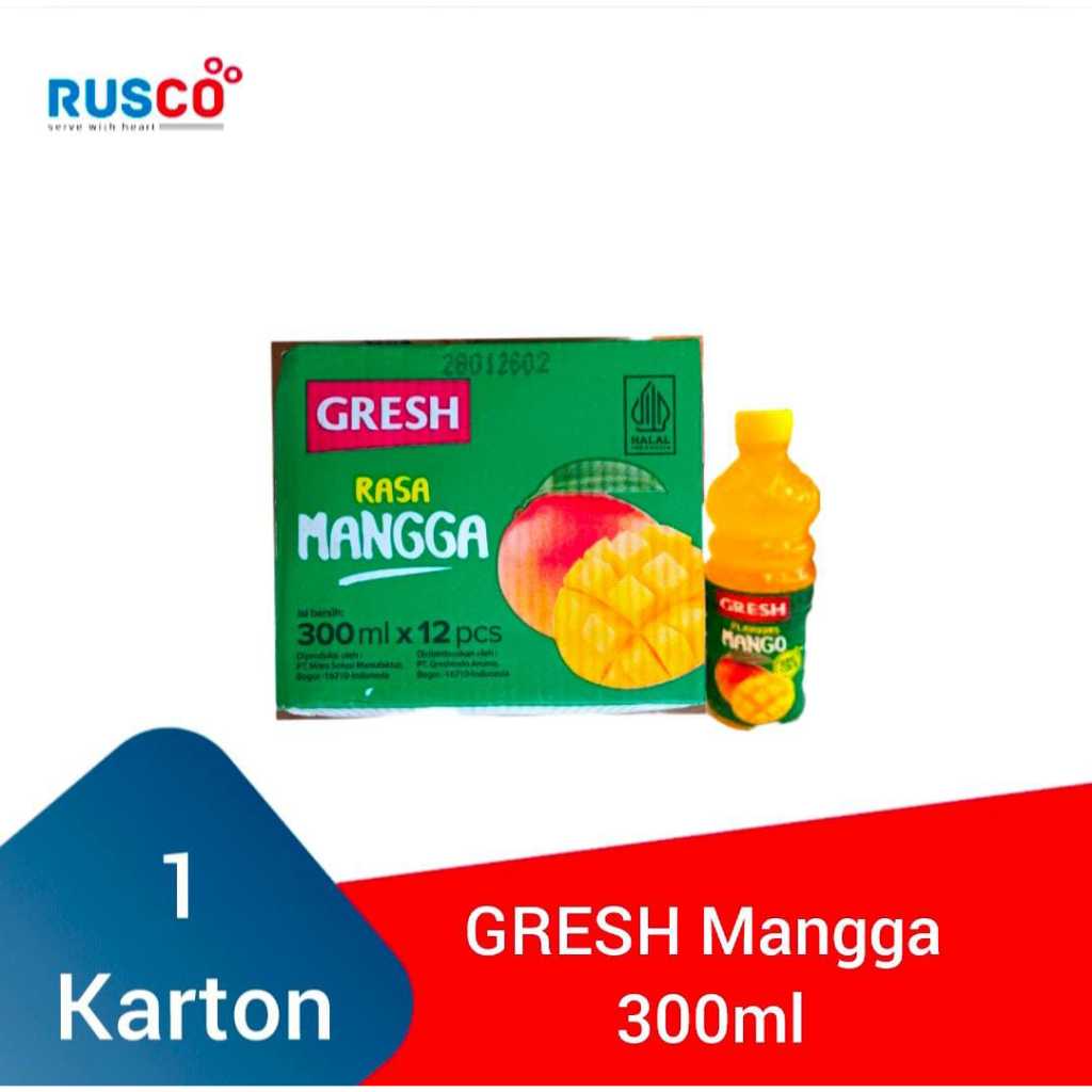 

Gresh Mangga 300 ml [1 Karton 12 pcs ]