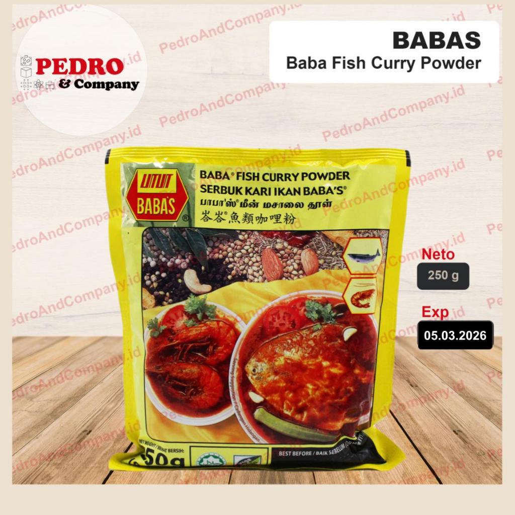 

Babas baba fish curry powder 250 gram - serbuk kari ikan babas