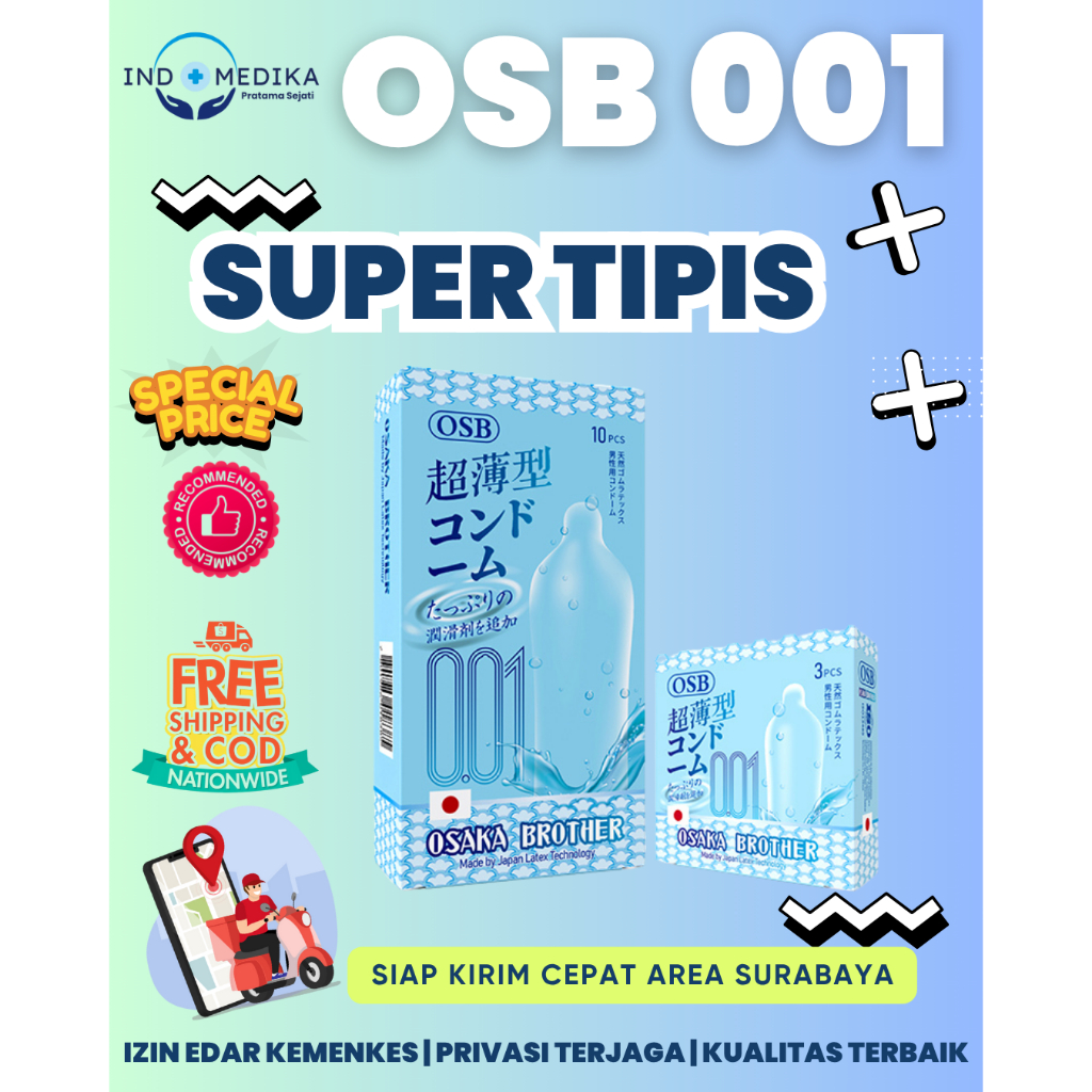 Condom OSB Super Tipis 001 - Bisa Instant Privasi Terjaga