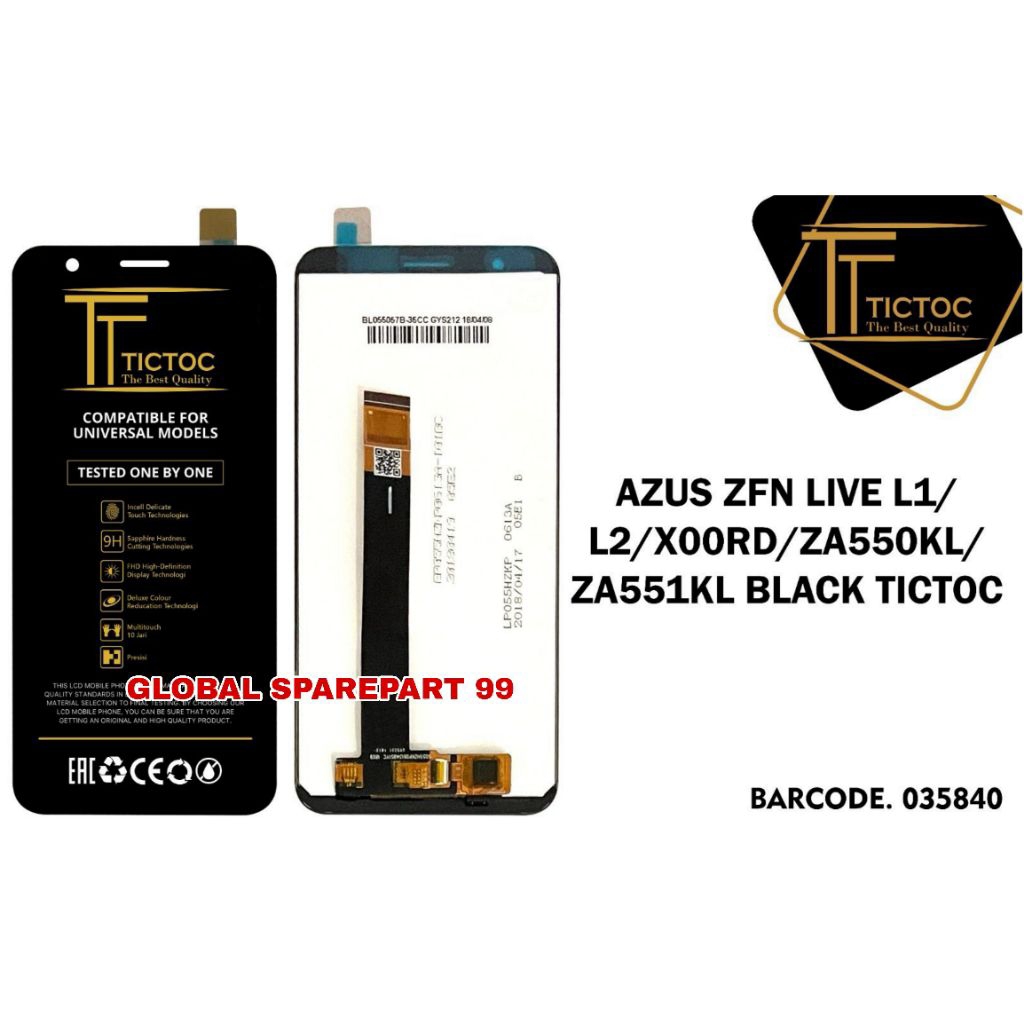 LCD ASUS ZENFONE LIVE L1 / ASUS ZENFONE LIVE L2 ZA550KL ZA551KL X00RD TICTOC