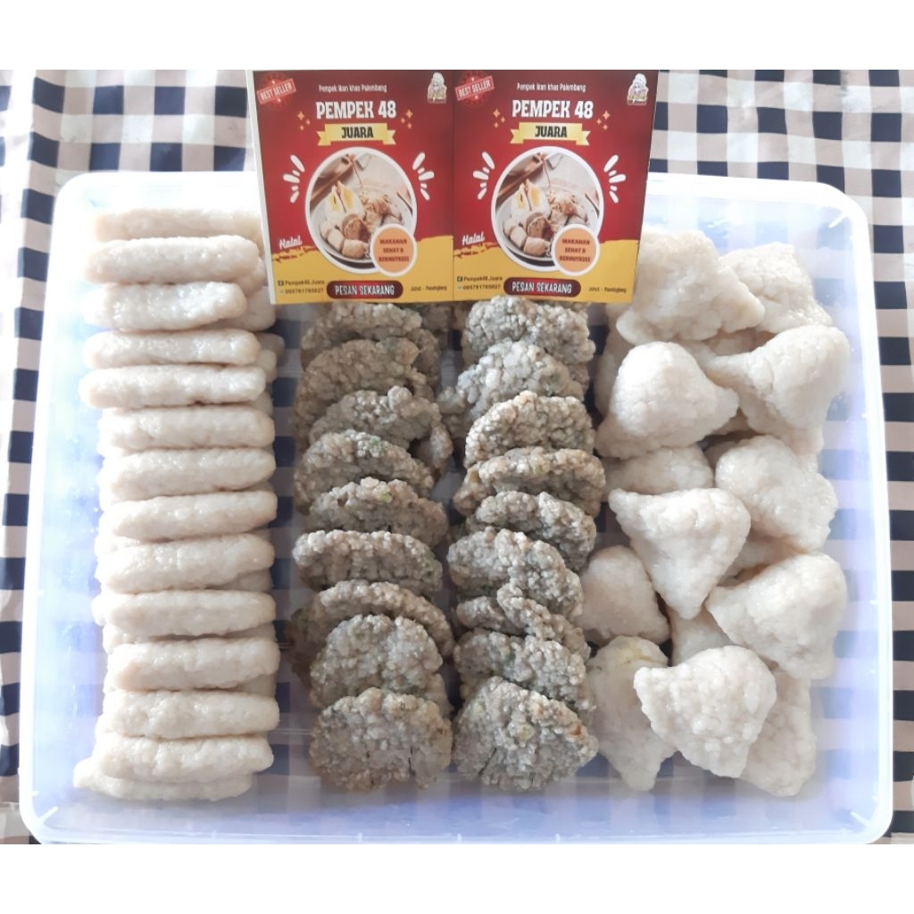 

Pempek Palembang Asli Pempek ikan Premium Pempek Frozen Paket Hemat Mix Pempek