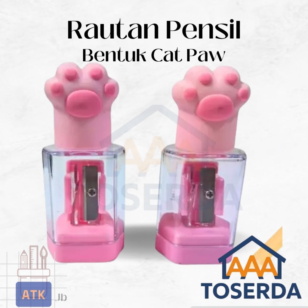 

AAA Toserda | Rautan Pensil Paw Kucing Lucu – Cat Paw Pencil Sharpener