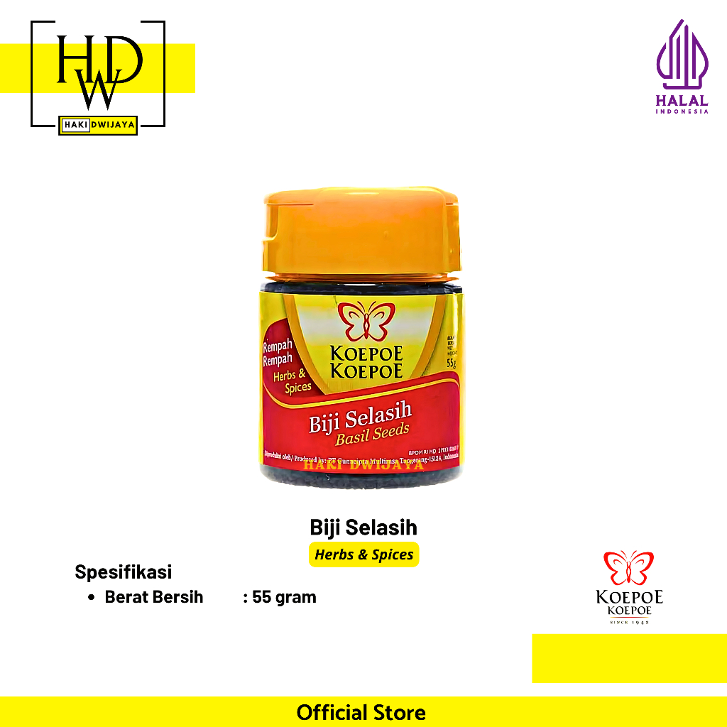 

[55gr] Koepoe Koepoe Biji Selasih