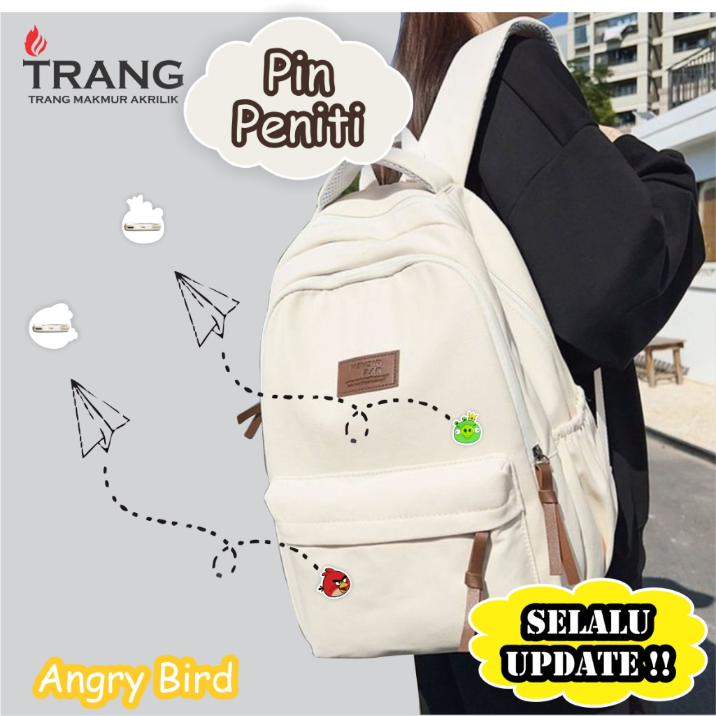 Pin Bross Akrilik Angry Birds / Pin Acrylic AngryBirds